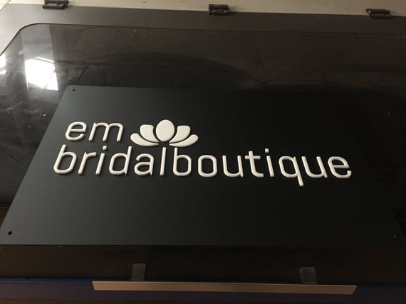 Light Box Business Sign/Plaque. Illuminated LED Laser Cut. Made to Order.