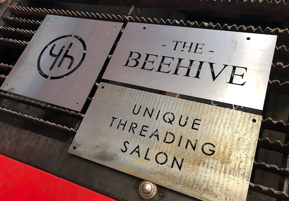 Farm Signs - Barn Signs Corten (Rusted) Steel Custom Made Laser Cut , Made to Order