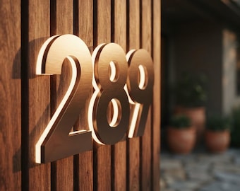 LED House Numbers Custom Made