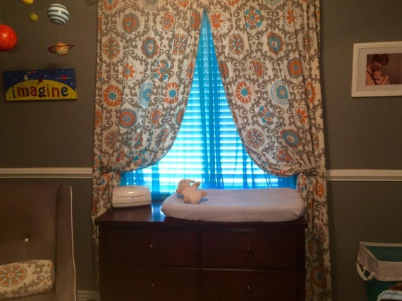 Teal And Orange Nursery Curtains Floor Length Teal And Orange Nursery Curtains Floor, Orange Nursery Curtains