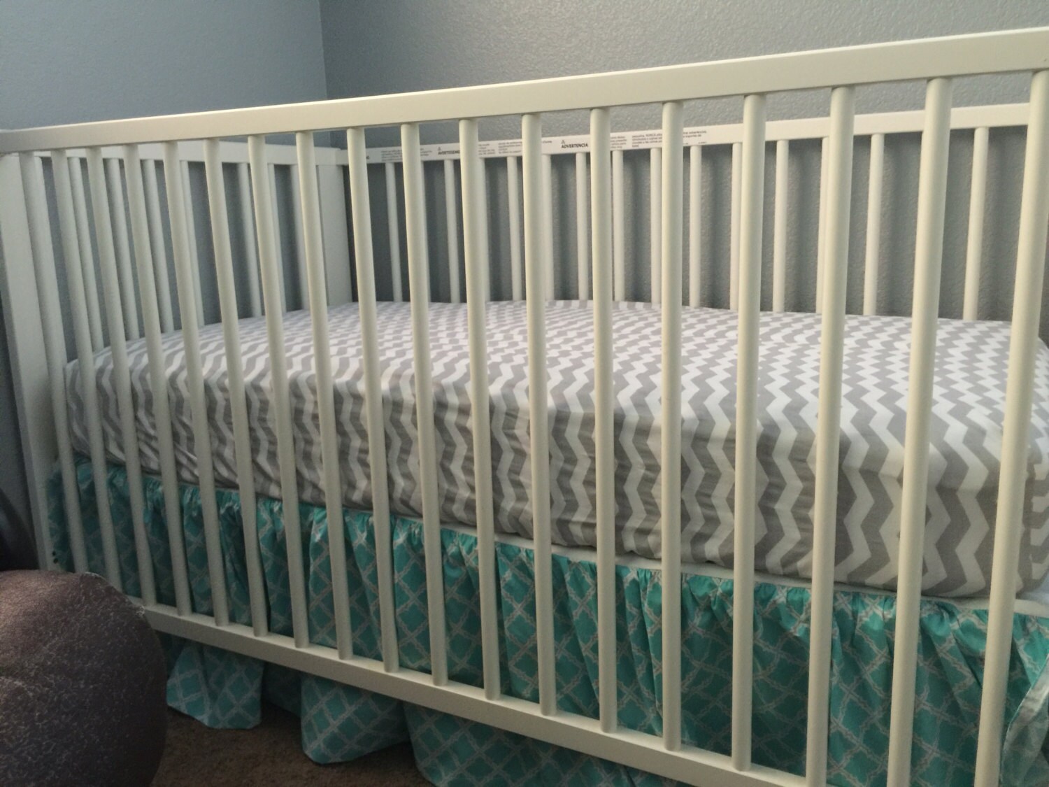 adjustable crib skirt