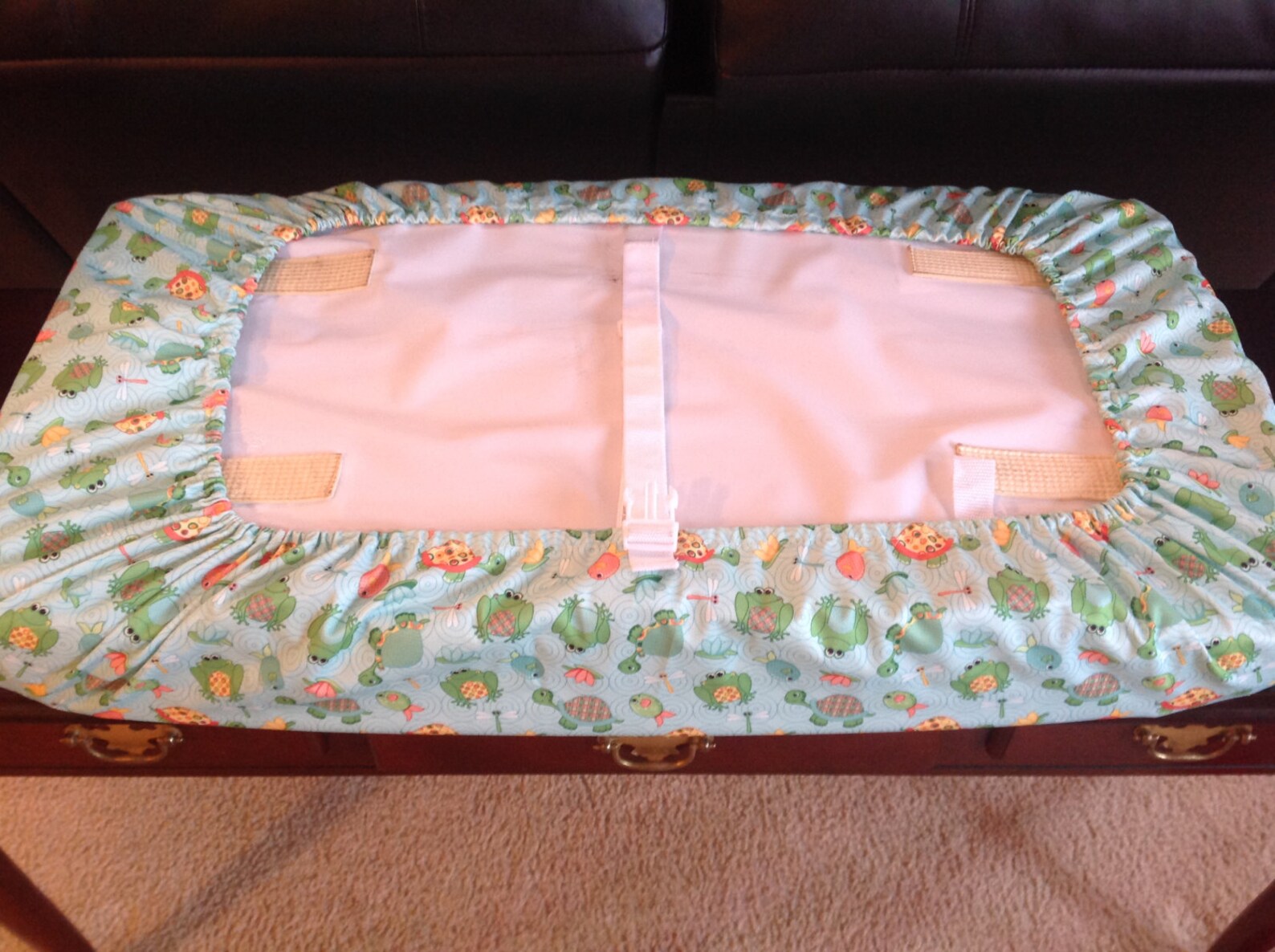Fitted diaper changing table pad cover Waterproof dresser top Etsy