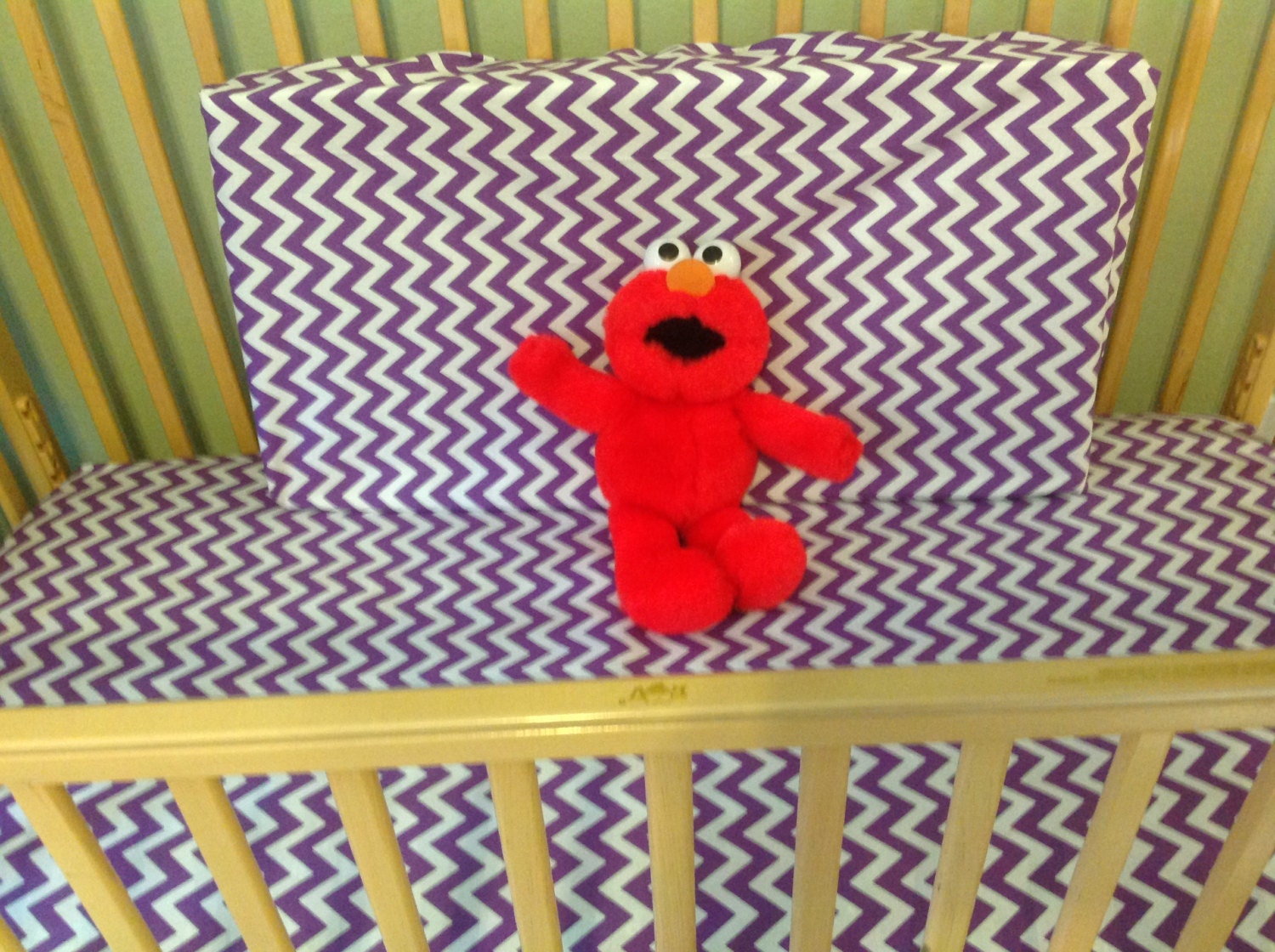 matching crib sheet and changing pad cover