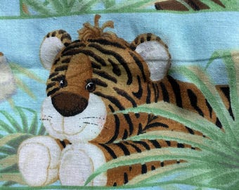 Jungle Babies Crib Sheet: Snug Fit Cotton Toddler Bedding