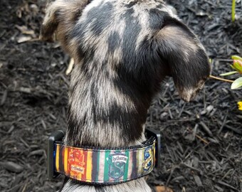 Harry potter houses dog collar