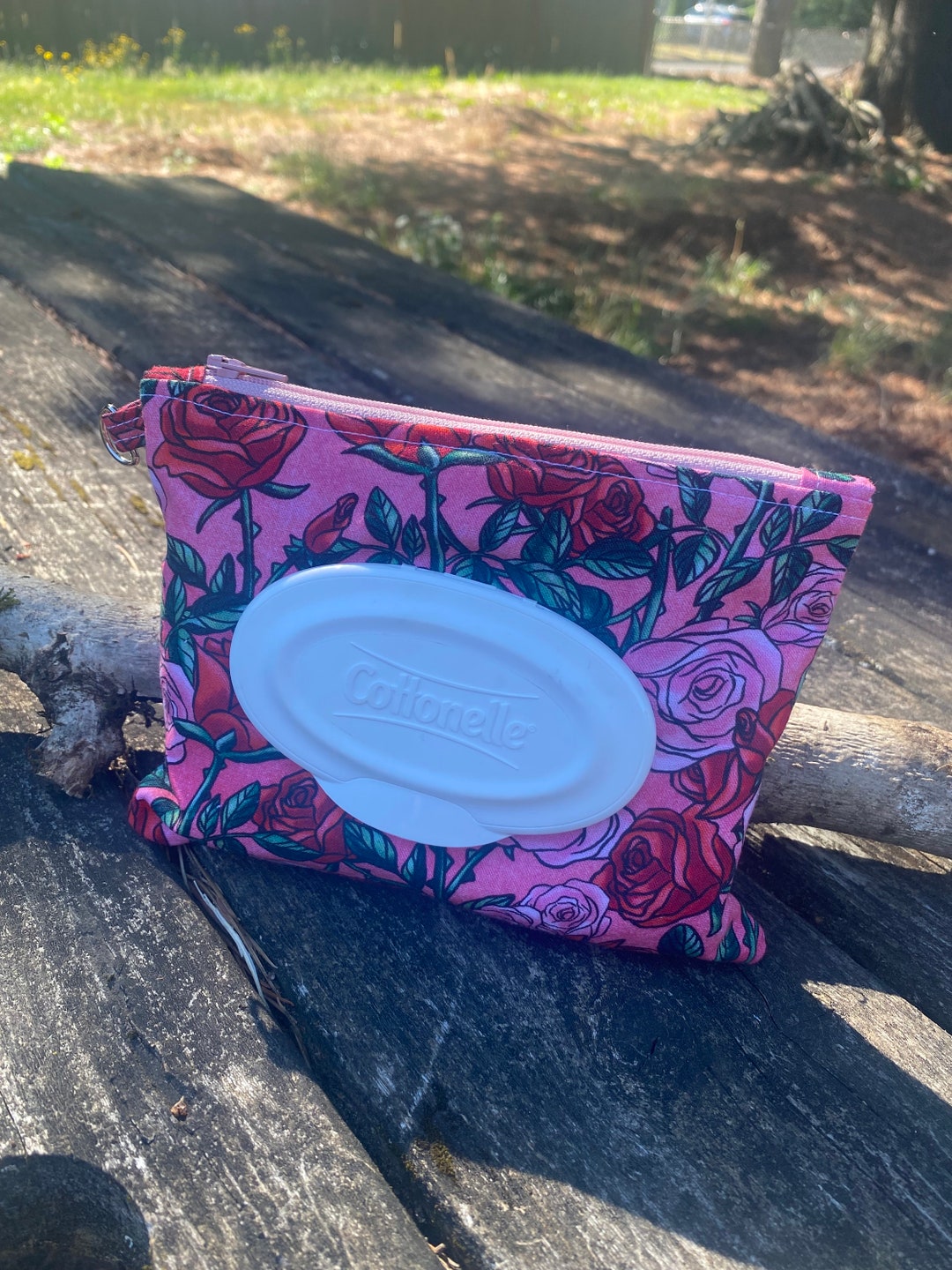 Roses Pink Perfect Fit Wipe Case Travel Wipes Case Wipes Etsy