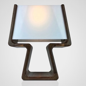 Mid century Modern Table Lamp, MCM Decor, Lamp For Side Table and Home