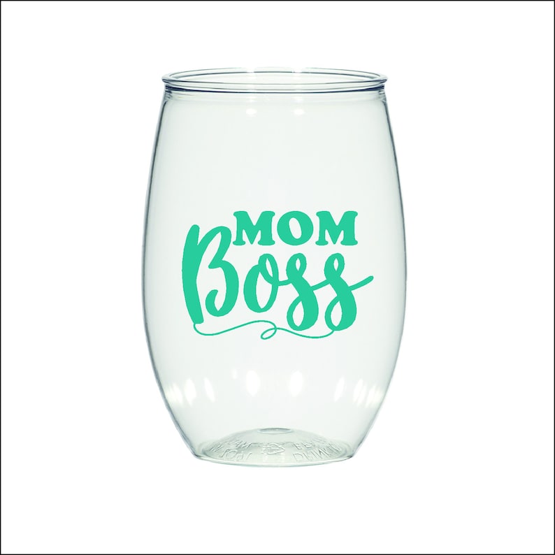 bachelorette cups wedding cups 16 oz Personalized plastic Stemless Wine