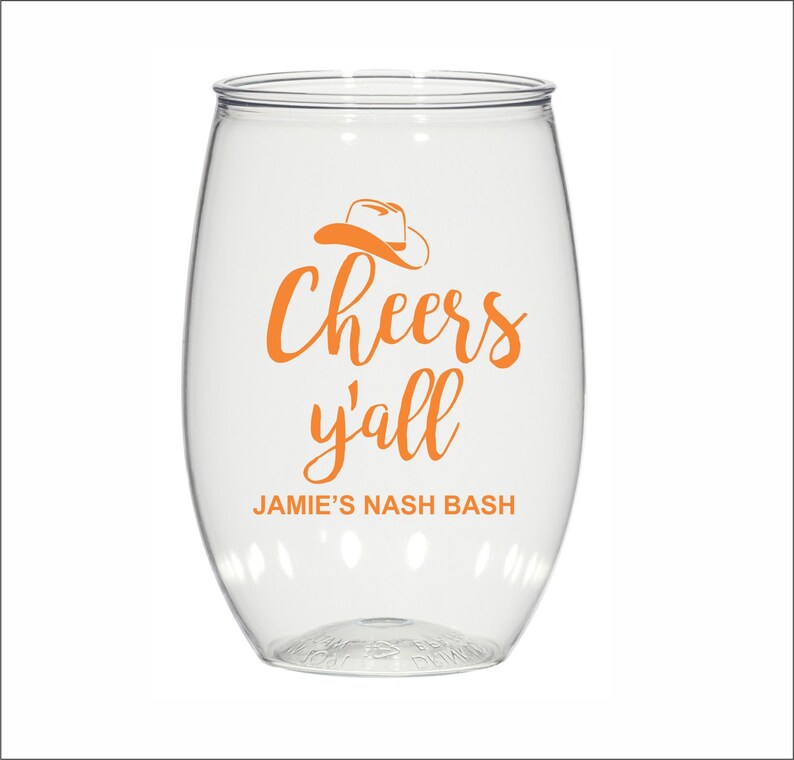 personalized disposable wine glasses