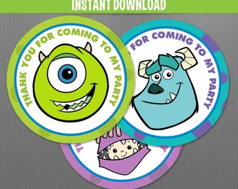 Monsters Inc. Scream Canister Can of Chips Wrapper Instant | Etsy