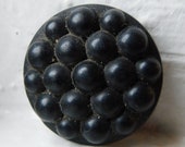 Vintage bumpy Chunky UGLY black coat dress buttons 1950 39 s 23mm 7 8 quot