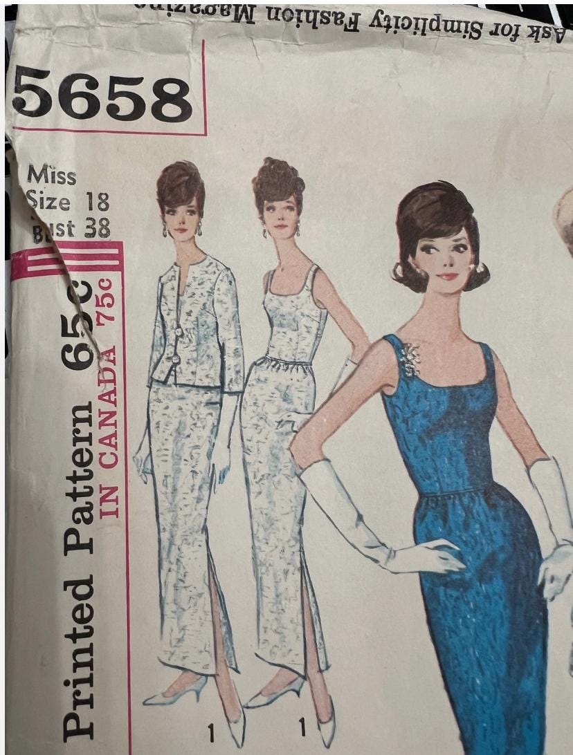 1964 Cocktail Dress - Etsy