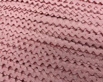 Vintage Ric Rac Cotton Trim~bright Pink ~ Rick Rack ~ 7/16