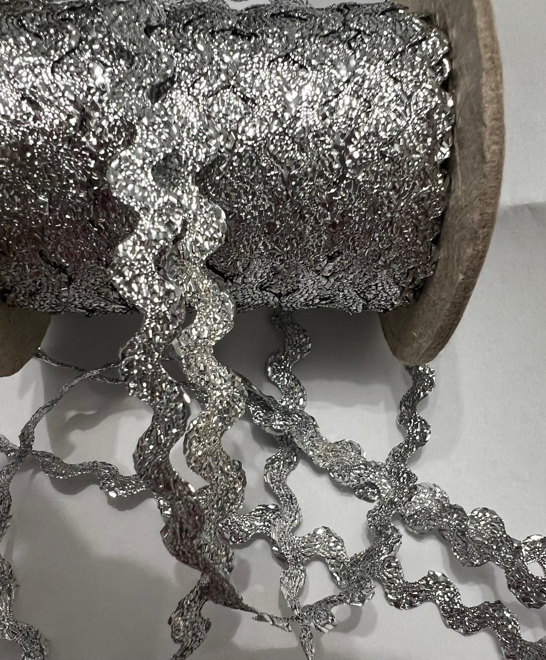 Metallic Ric Rac Trim Victorian Metallic Rick Rack Trim~ Silver ~ 3/8