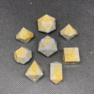 Gold Vein Dice Set