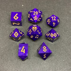 Imperial Purple Dice Set