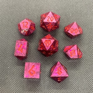 Magenta Magic Dice Set
