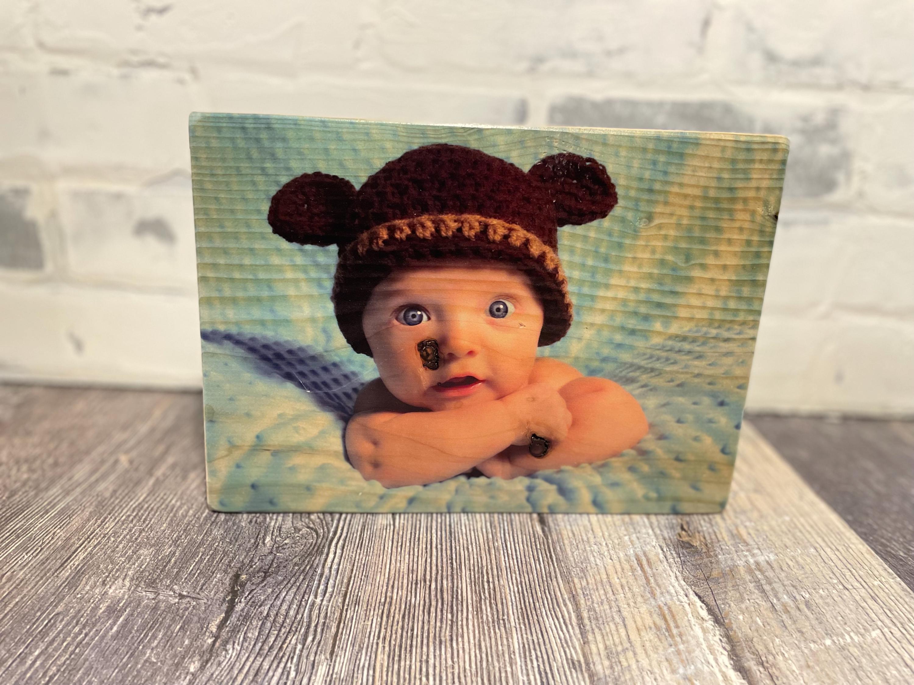 Custom Photo Block, Wooden Photo Block, Personalized Wood Print, Photo ...