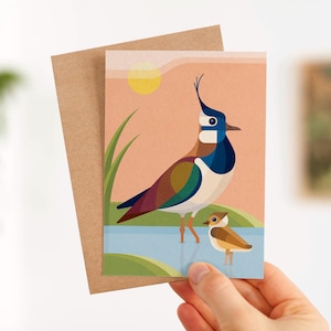 Ansichtkaart Kievit | met envelop