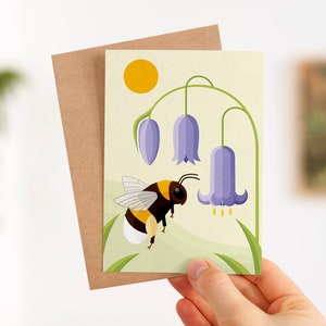 Postcard Bumblebee | with envelope