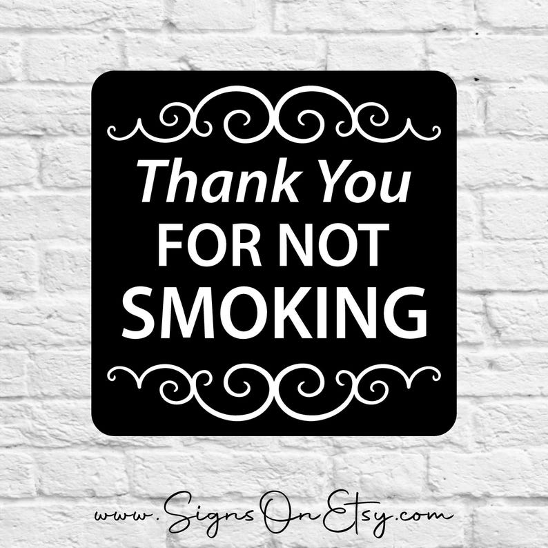 No Smoking Sign with Stake | Aluminum, UV-Cured Inks image 3