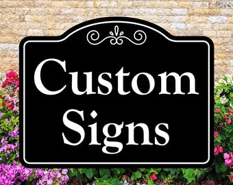 Personalized Aluminum Sign with Stake | Custom Graphics