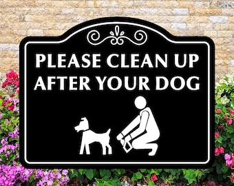 Please Clean Up After Your Pet Sign