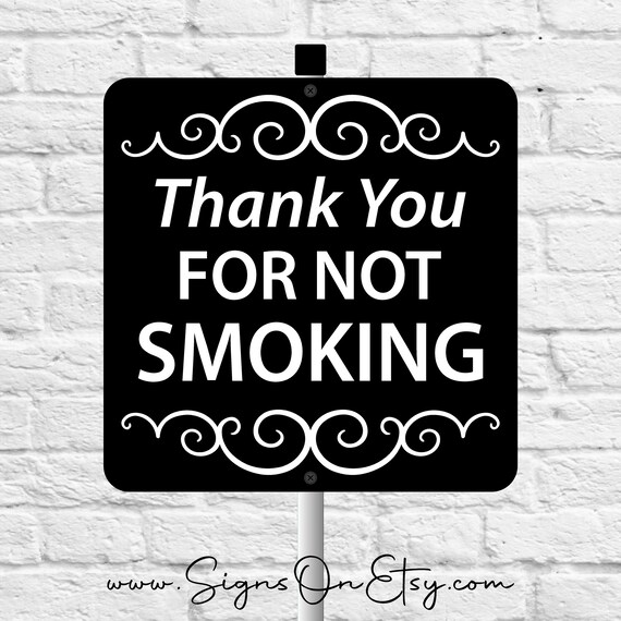No Smoking Sign with Stake | Aluminum, UV-Cured Inks