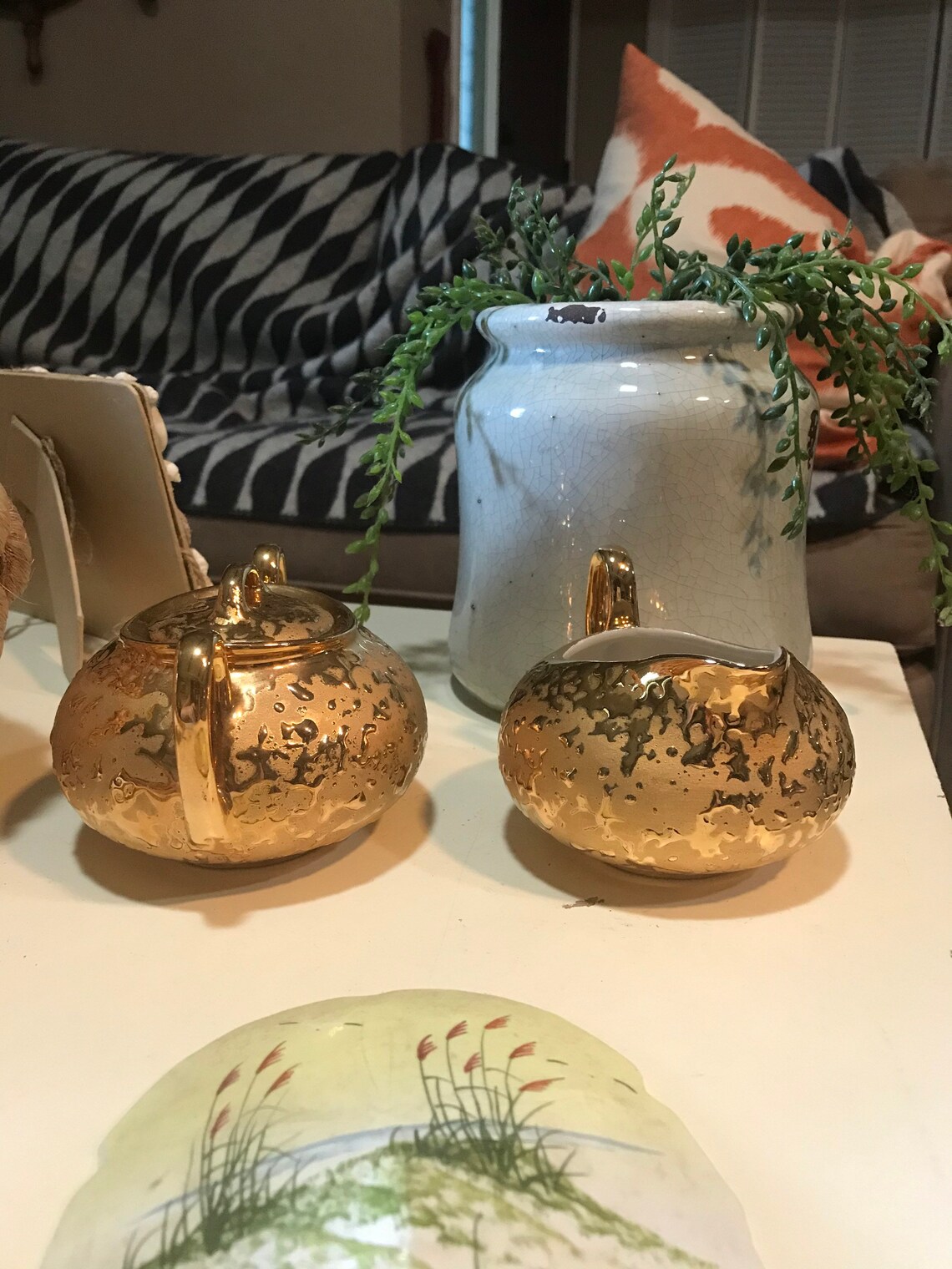 Mid Century Hand Decorated Kingwood Ceramics Weeping Bright Etsy