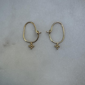 18k fairtrade gold earrings