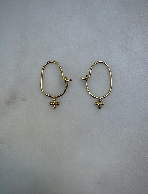 18k fairtrade gold earrings