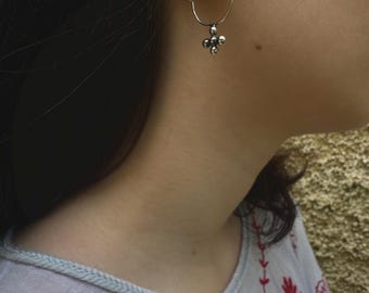 Handmade sterling silver earrings