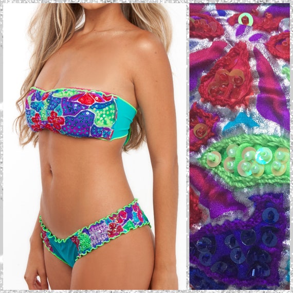 cute bandeau swimsuits