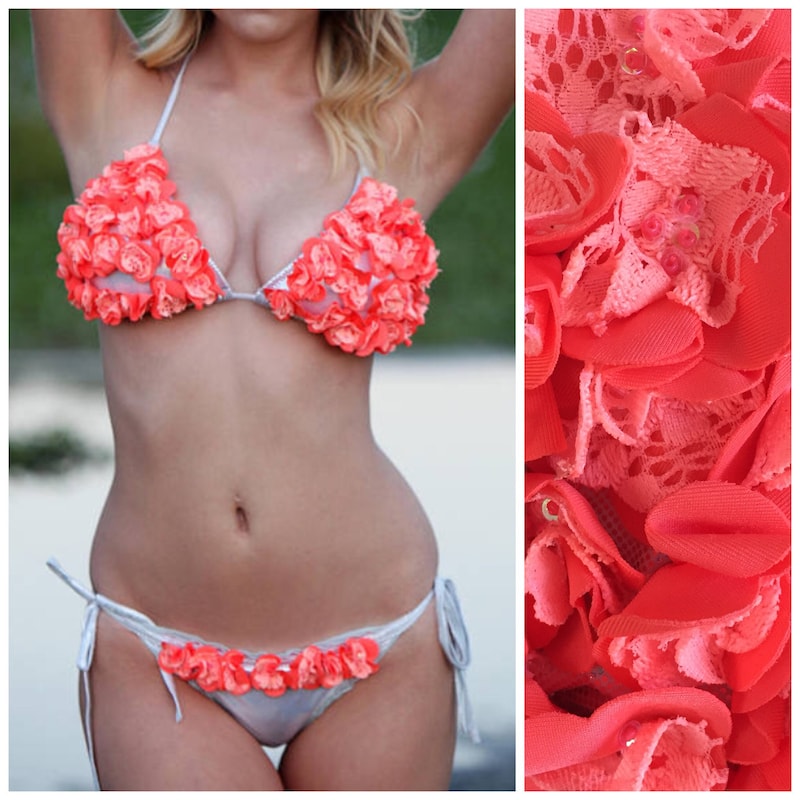 Flower Bikini - Etsy