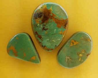 Natural Pilot Mountain Turquoise Cabochon
