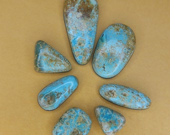 Stabilized Royston  Turquoise Cabochon Cabs