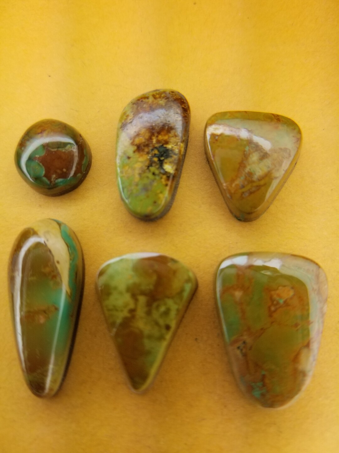 Natural Pilot Mountain Turquoise Cabochons Etsy