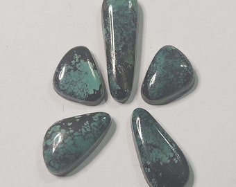 STABILIZED Hubei Mountain Turquoise Cabochon Cabs