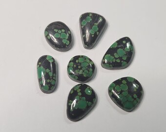 Stabilized Hubei Mountain Turquoise Cabochon Cabs