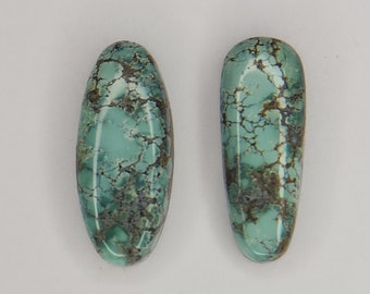 Stabilized Hubei  Mountain Turquoise Cabochons