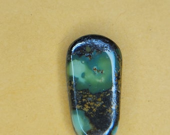 Stabilized Hubei  Mountain Turquoise Cabochon