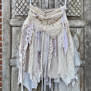 Boho ragged skirt store