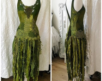 Woodland Wedding Dressgoddess Wedding Dressboho Wedding Etsy