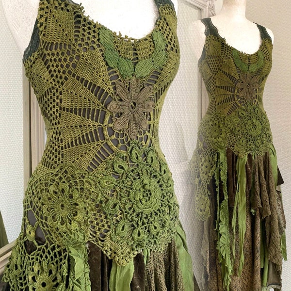 Woodland Brautkleid in grüner Braut to be Rags