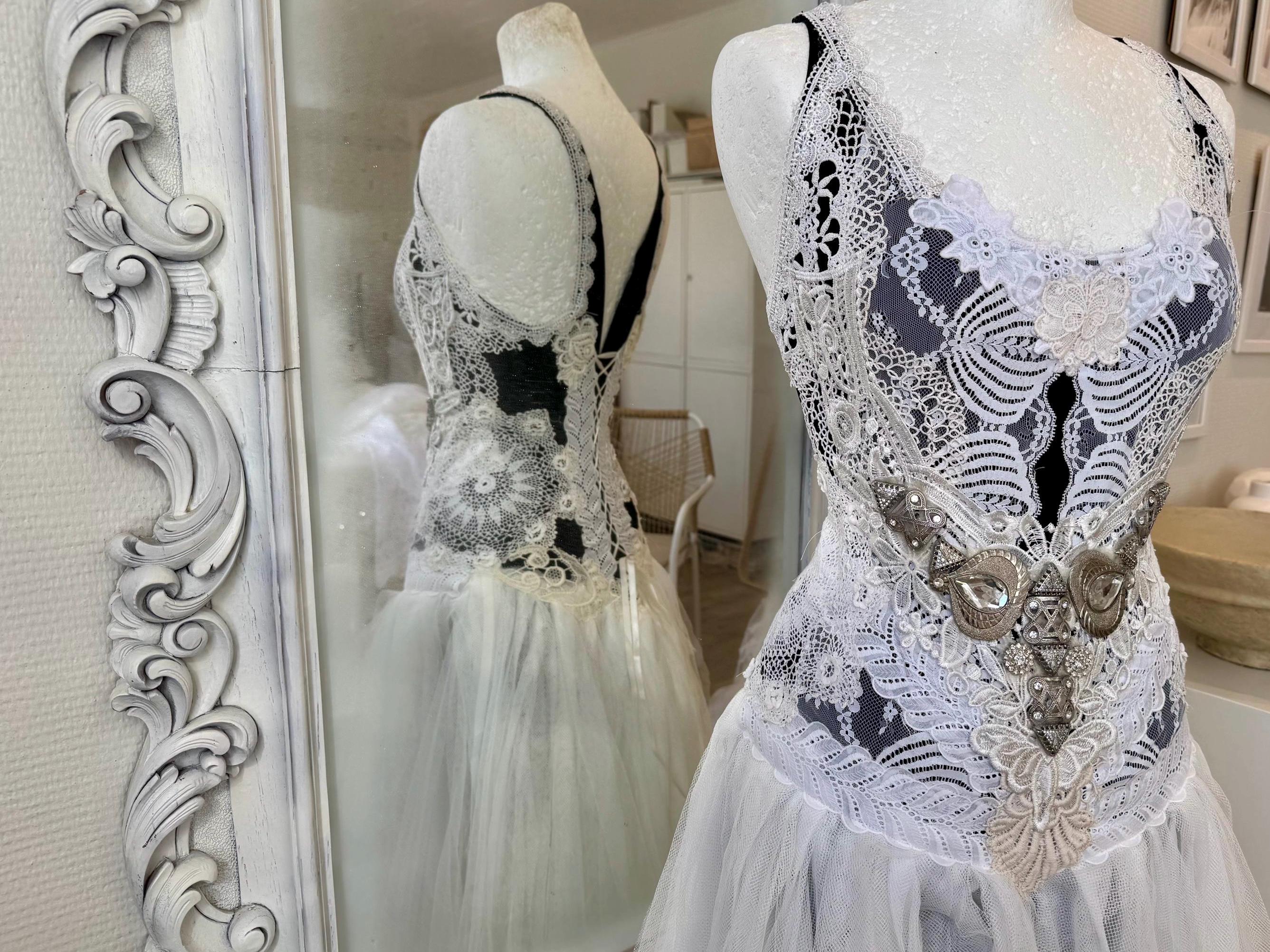 Ethereal White Goth Dress - Etsy