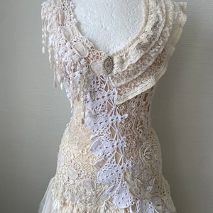 Robe de mariée fée fantastique, future mariée, chiffons bruts, image 8