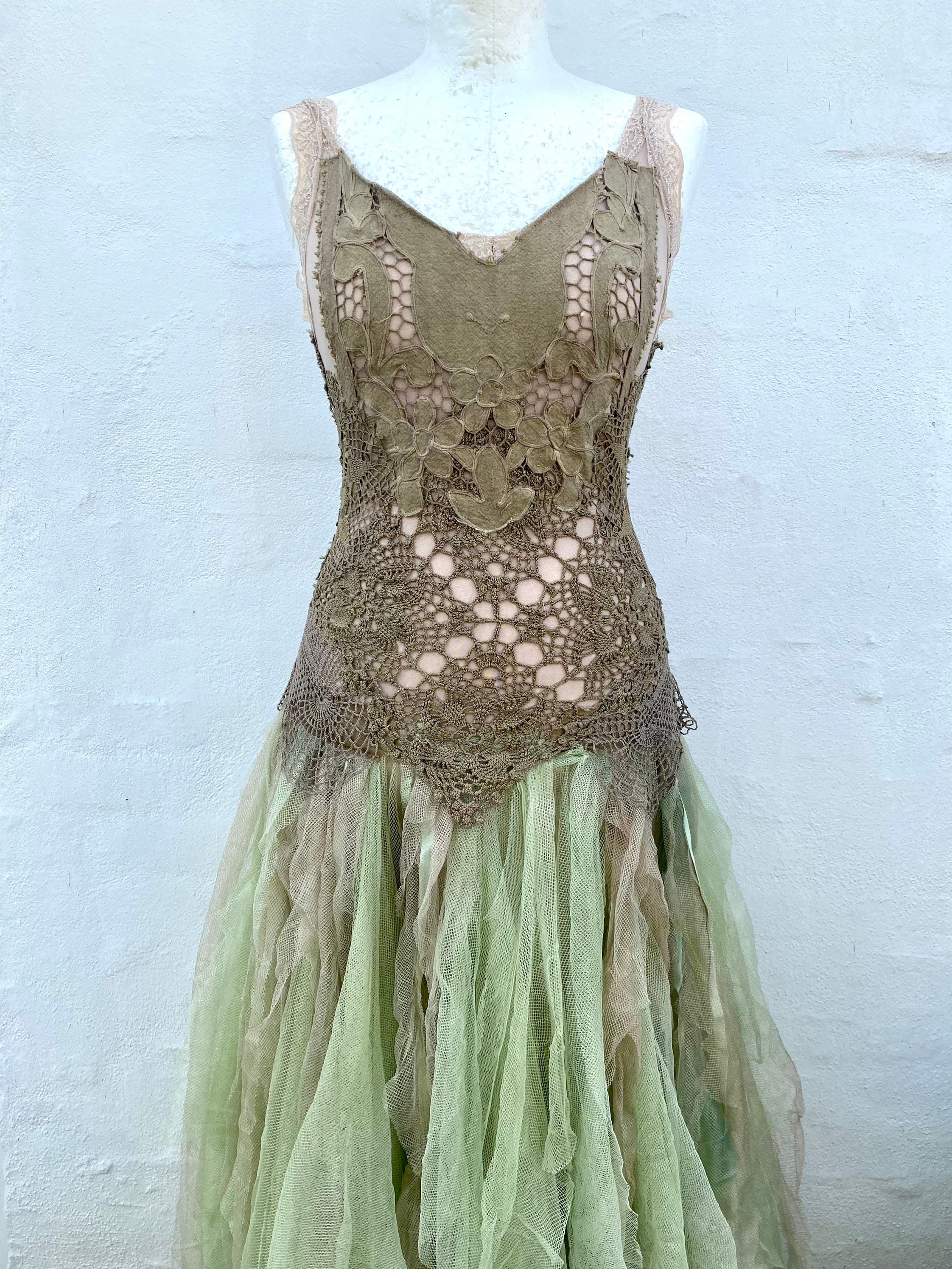 Fairy Wedding Dress Goddess Boho Elven 
