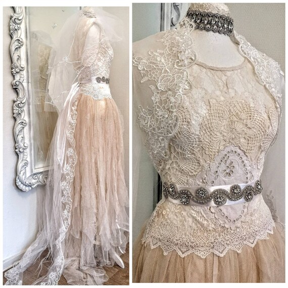 rawrags wedding dress