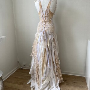 Robe de mariée fée fantastique, future mariée, chiffons bruts, image 7