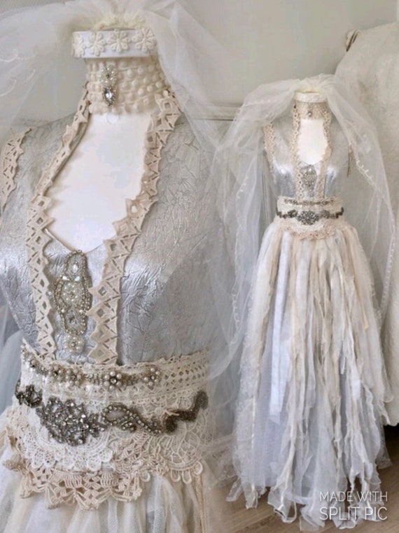 rawrags wedding dress